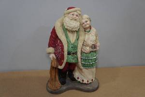 lot 191 image: Santa and Mrs Claus Limited Edition Figure