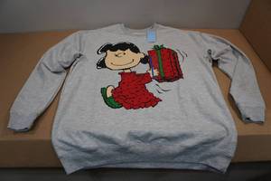 lot 192 image: Peanuts Lucy Christmas Sweatshirt - Large