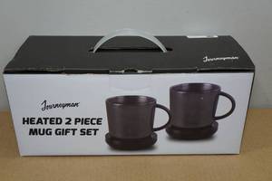 lot 242 image: Journeyman Heated 2 Piece Mug Gift Set