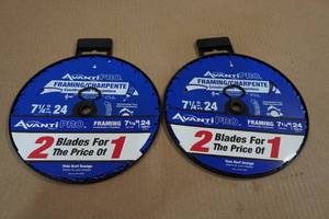 lot 249 image: 4 Avanti Pro 7-14 Framing Circular Saw Blades