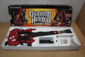 lot 297 image: PlayStation 2 Guitar Hero III Legends of Rock Game Accessories
