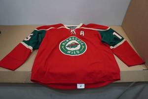 lot 304 image: Minnesota Wild Brunette Jersey -Size 48