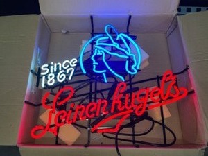 lot 2 image: Leinenkugels Maidenhead neon, NIB