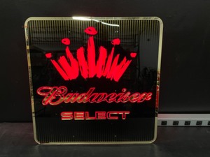 lot 65 image: Budweiser, Bud Select neon backlit panel
