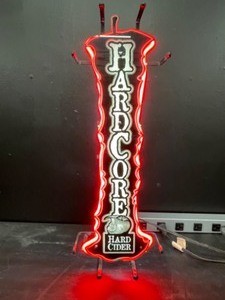 lot 66 image: Hardcore Cider neon