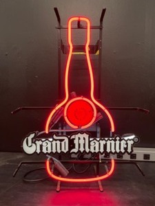 lot 67 image: Grand Marnier liqueur, neon bottle