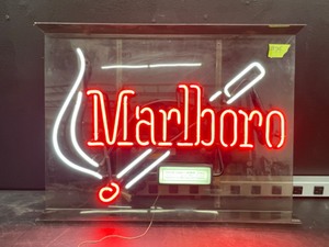 lot 74 image: Marlboro cigarettes, neon