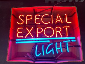 lot 89 image: Special Export Light Beer neon, Special Ex, NIB, NOS