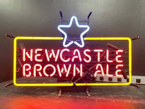 lot 134 image: Newcastle Brown Ale, neon