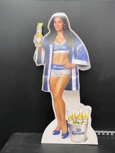 lot 177 image: Corona Beer life-size ring girl, cardboard cutout