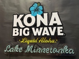 lot 187 image: Kona Big Wave Minnetonka LED sign