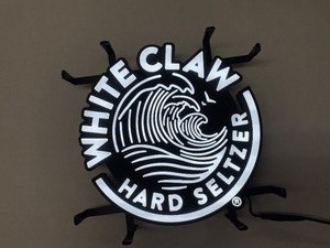 lot 188 image: White Claw Hard Seltzer LED sign