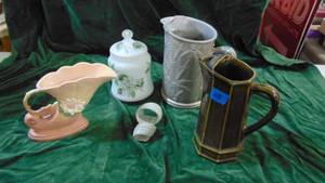 5-Misc Pottery Pieces. Some asis
