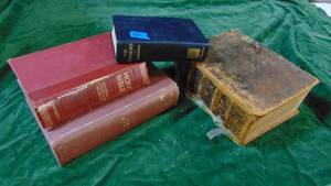 4-Bibles. One is Dated 1756