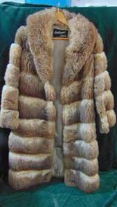 Ladies Leather and Fur Coat