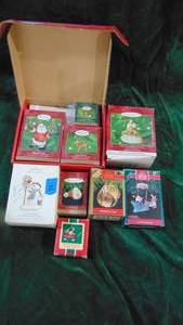 Lot of 7 Hallmark Ornaments