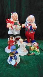 Lot of Annalee Christmas Figures