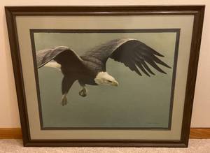lot 11 image: Framed Behind Glass Robert Batman Limited Edition Print Signed By Artist 104290 With COA 42 x 51