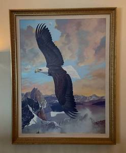 lot 40 image: Mario Fernandez Unique Limited Edition 230 On Wood  The Pinnacle Framed  49 x 63