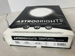 Stardust White Cardstock