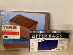 Organizer File and Zipper Bags