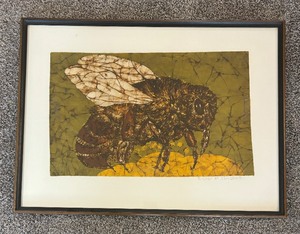 lot 30 image: The Worker Batik Print by Schneider