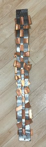 lot 57 image: Abstract Woven Metal Decorative Wall Hanging
