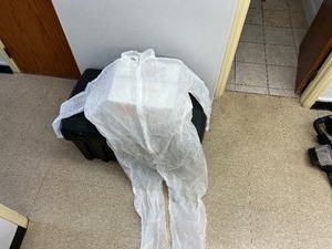 lot 73 image: Box of 25, 3XL Protection Coveralls