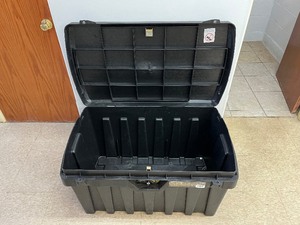 lot 76 image: Poly Lockable Tool Box
