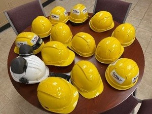 lot 87 image: Lot of New Hardhats