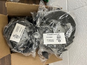 lot 92 image: Box of 12 Adjustable Hardhat Liners