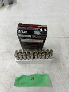 lot 9 image: 20 WINCHESTER 270 WIN BALLISTIC SILVERTIP 130 GRAIN BULLETS