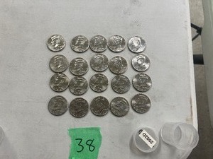 lot 38 image: 20) 2002D KENNEDY HALF DOLLARS NIFC COLLECTORS ONLY COINS