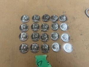 lot 57 image: 20) 2023P KENNEDY HALF DOLLARS NIFC COLLECTORS ONLY COINS