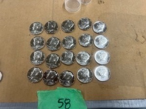 lot 58 image: 20) 2023P KENNEDY HALF DOLLARS NIFC COLLECTORS ONLY COINS