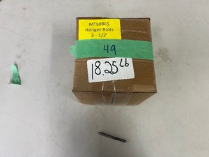 lot 49 image: 18LBS 3-12 HANGER BOLTS
