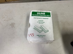 lot 133 image: CARTON 12 GRIPPER SEALS FOR POLYESTER STRAPPING