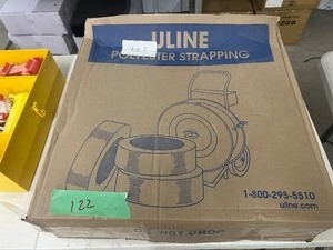 lot 122 image: ULINE POLYESTER STRAPPING 12 X .020 X 7200 GREEN