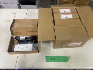 lot 150 image: QTY 5 LEGRAND ELECTRICAL OUTLETS FOR CABINETS