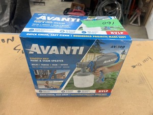 lot 160 image: AVANTI HANDHELD HVLP PAINT & STAIN SPRAYER