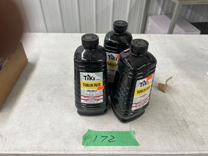 lot 172 image: 3 BOTTLES OF TIKI TORCH FLUID