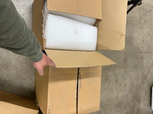 lot 184 image: 2 BOXES OF FOAM PICTURE BACKER