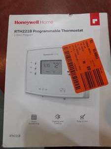 lot 24 image: Honeywell Home 1-Week Programmable Thermostat with Digital Display