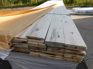 lot 2 image: 1 x 8 Ponderosa Pine Utility Tongue & Groove LWP-4 Face  Square Back - 1598 Linear Feet