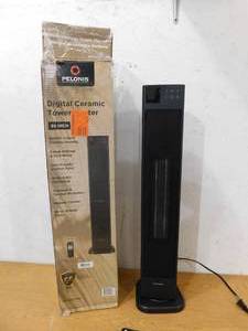 lot 87 image: Pelonis 30 in. 1500-Watt Digital Tower Ceramic Heater