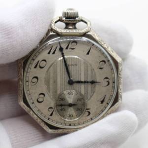 Elgin Gold Filled Pocket Watch 17 Jewels Ticks