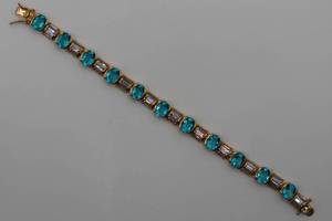 Sterling .925 WGold Vermeil Bracelet