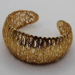 Sterling .925 Gold Vermeil Cuff Bracelet