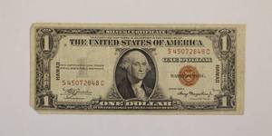 1935 US One Dollar Hawaii WWII Silver Certificate