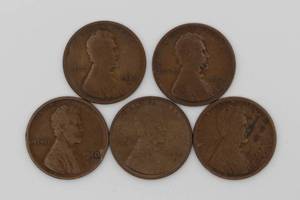 5 - Lincoln Pennies